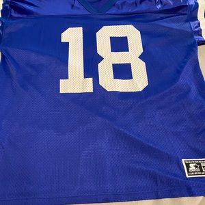 NFL vintage STARTER Indianapolis Colts #18 Peyton Manning XXL Jersey